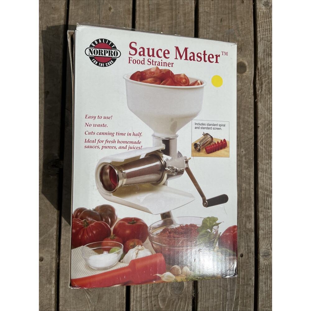 Norpro Sauce Master Food Strainer Sauce Maker Tomato Fruit Juicer #1951